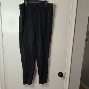 Athleta Charcoal Joggers with Drawstring